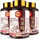 Lumbrokinase 100 mg (Max Activiteit 1.000.000 LKU), Nattokinase 100mg-2.000 FU activiteit en Rode Gist Rijst 300mg, Lumbrokinase Enzymen Supplement voor Circulatorium, Cognition,180 Capsules (verpakking van 3)