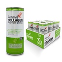 Reneva Collageen Proteïne Drink - 10g Collageen Peptides, Elektrolyten, B-Vitaminen, Zink en Zero Sugar (Groene Apple)