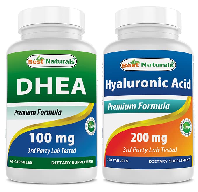 Best Naturals DHEA 100mg & Hyaluronzuur 200 mg