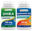 Best Naturals DHEA 100mg & Hyaluronzuur 200 mg
