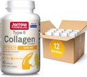 Jarrow Formules Type II Collageen Complex 1000 mg Supplementen, Ondersteunt huid en Joint Health, 60 Capsules, 30 Day Supply(pakket van 12)