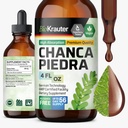 BIO KRAUTER Chanca Piedra Tinctuur - Natuurlijke Niergezondheidsondersteuning Liquid - Chanca Piedra Stone Breaker & Gallblad Cleanse Formula - Veganistische, Alcohol & Sugar Free Drops - 4 oz