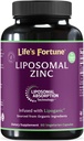 Supplément de picolinate de zinc pur liposomale avec cuivre, soutien immunitaire, métabolisme et santé de la peau.