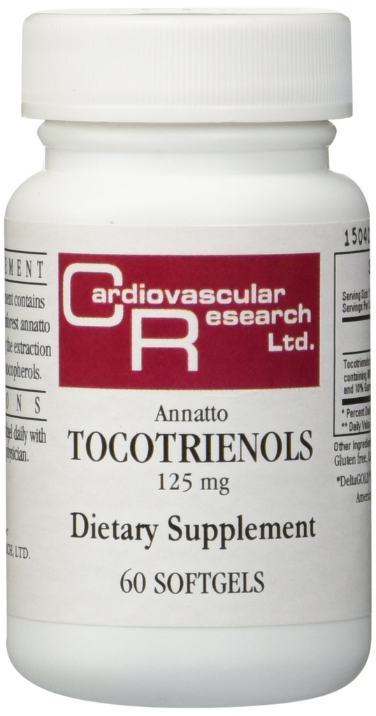 Formules écologiques - Annatto Tocotriénols 125 mg 60 gels [Santé et Beauté]