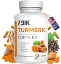 Kurkuma Curcumin met zwarte peper & Ashwagandha - Hoge Absorptie Ultra Krachtige Kurkuma Supplement met 95% Curcuminoïden, BioPerine & Ashwagandha - Kurkuma Capsules voor Gezamenlijke Ondersteuning 120 Capsules