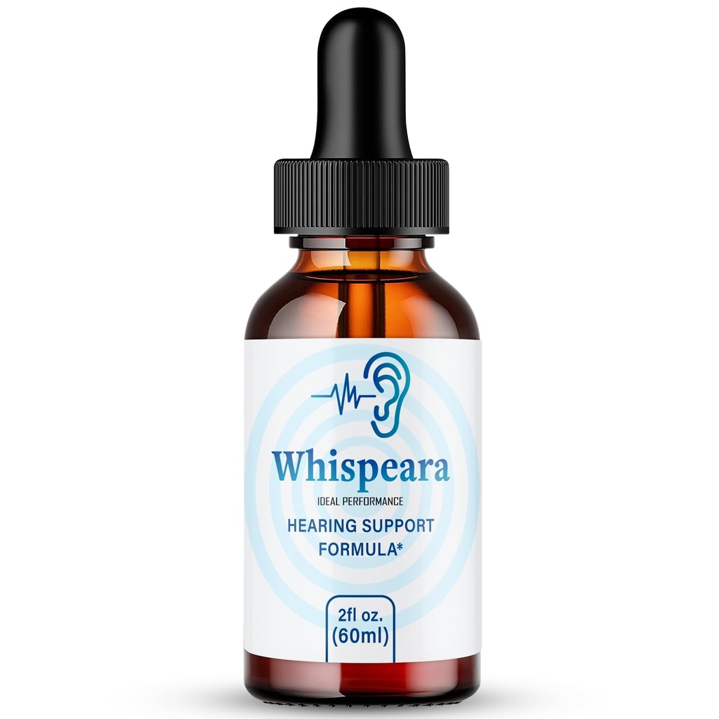 Whispeara Tinnitus Relief for Ringing Ears Drops, Ring Clear Tinnitus Liquid Drops, Maximale sterkte, Geavanceerde Formula Hearing Supplement, Oorringende Tinnitus, Whispeara Reviews (1 Pack)