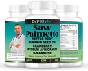 Pompoenzaadolie en haargroei supplement met Zag Palmetto voor vrouwen, DHT-blokker voor mannen, PCOS Prostaat Gezondheid, Pygeum, Lycopeen, Heren Gezondheid
