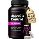 Unaltered Appetite Suppressant pour les femmes - aide à gérer les rages, favorise la plénitude, et soutient la perte de poids - supplément alimentaire naturel avec picolinate de chrome et Glucomannan - 120 capsules végétaliennes