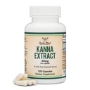 Kanna Extract Supplement (Sceletium Tortuosum) - 50mg per capsule, 120 Tel - voor ontspanning en rust van de geest (Min .4% Totaal Alkaloïden) Non-GMO, Glutenvrij, Veganistisch Veilig door Dubbel Hout