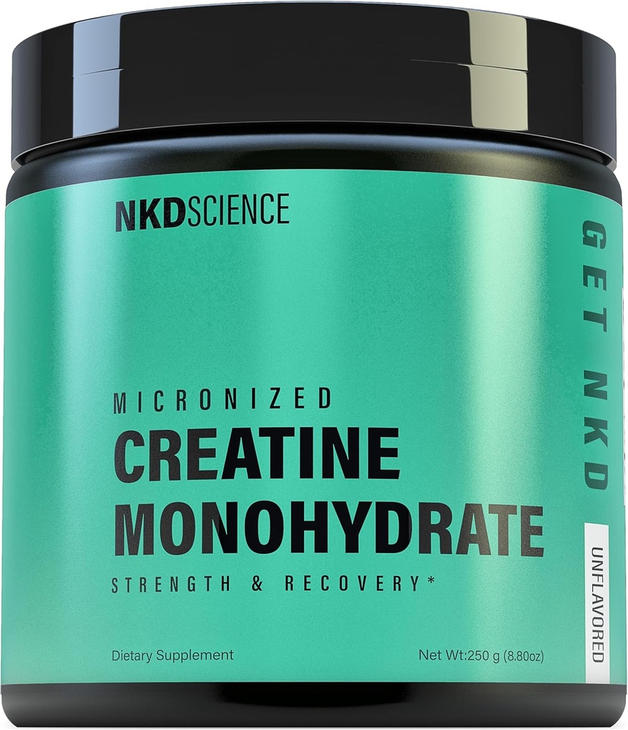 Creatine Monohydraat Third Party Tested 50 Servings micronized creatine for Strength and Recovery - 5g per Serving - unflavored