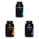 JYM Supplement Wetenschap Omega JYM Visolie + Vita JYM Sport Multivitamine en minerale ondersteuning ZMA