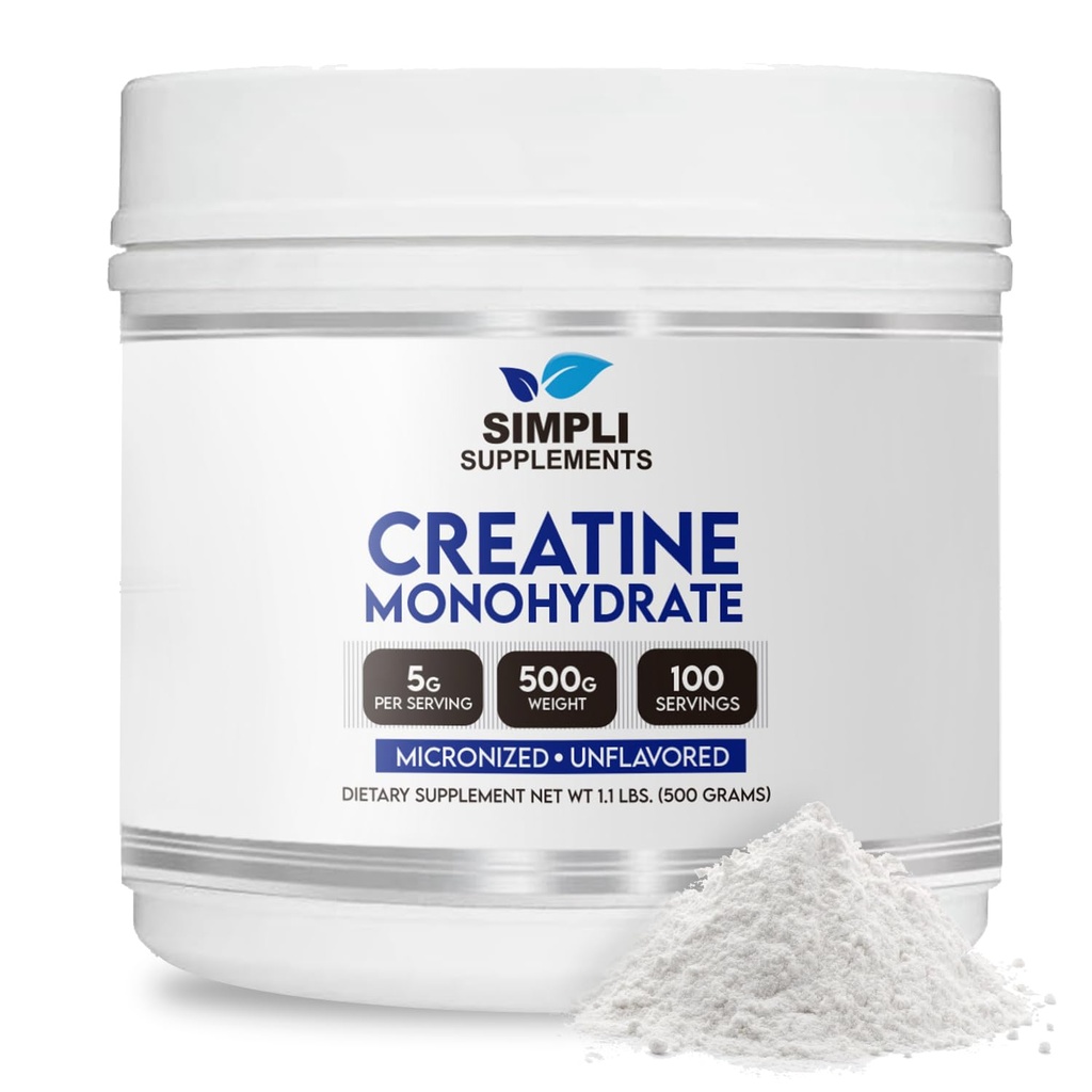Premium Creatine Monohydraat Poeder 500g Best Creatine for Men and Women 