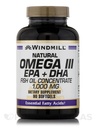 Windmolen Omega 3 Fish Oil 1000 mg Softgels, 90 ct