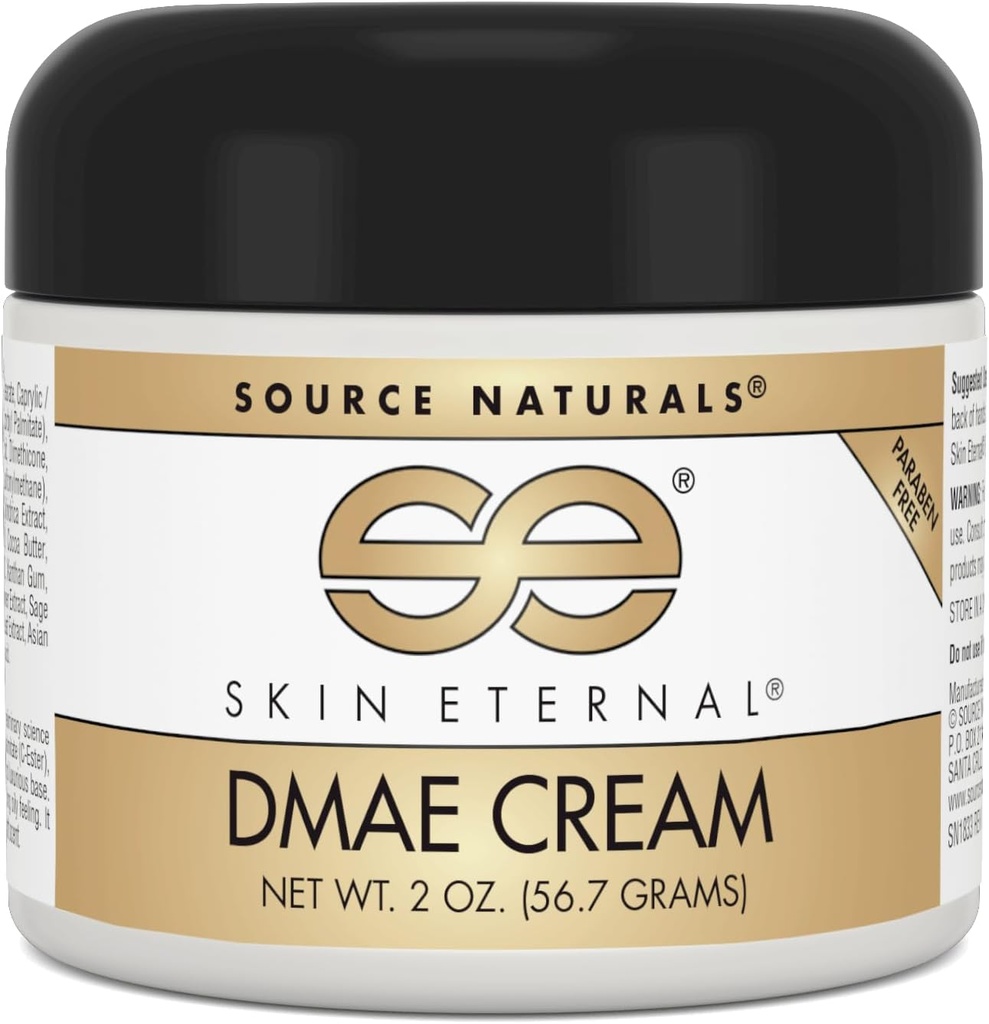 Bron Naturals Huid Eternal DMAE Cream, Paraben Gratis - 2 oz