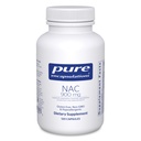 Pure Encapsulations NAC 900 mg - N-Acetyl Cysteine Aminozuursupplement voor Lung & Immune Support, Lever & Antioxidanten* - 120 capsules
