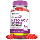 Fast Active Keto ACV Gummies Extreme 2000MG Fastactive Keto Gummies Apple Cider Vinegar Geformuleerd met Granaatappel Beet Sap Poeder B12 Vegan Non GMO 60 Gummys