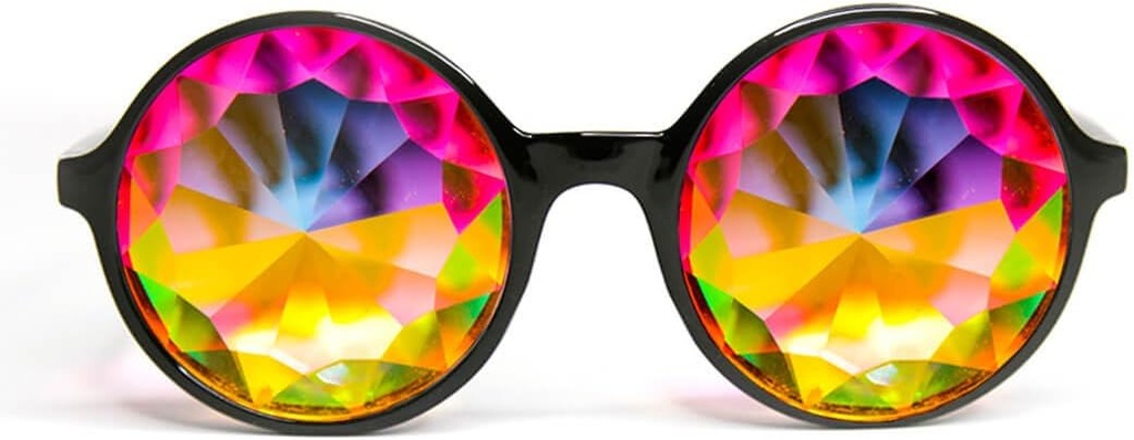 GloFX Xtra Lite Caleidoscoop Glazen Lichtgewicht Glas Crystal EDM Festival Diffractie Glazen