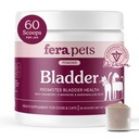 Fera Huisdieren Blaas ondersteuning - Cranberry voor honden en katten - D-Mannose & Marshmallow wortel - Urinaire traktatie ondersteuning - Ondersteunt normale urine pH - Boosts Immuniteit - 60 scoops