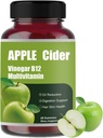 Apple Cider Gummy-Apple Cider Vinegar B12 Multivitamine, natuurlijke appel Cider Vinegar Gummies - Vinagre de Sidra de Manzana Gomitas - Vegan & Glutenvrij - 60 Gummies (1)