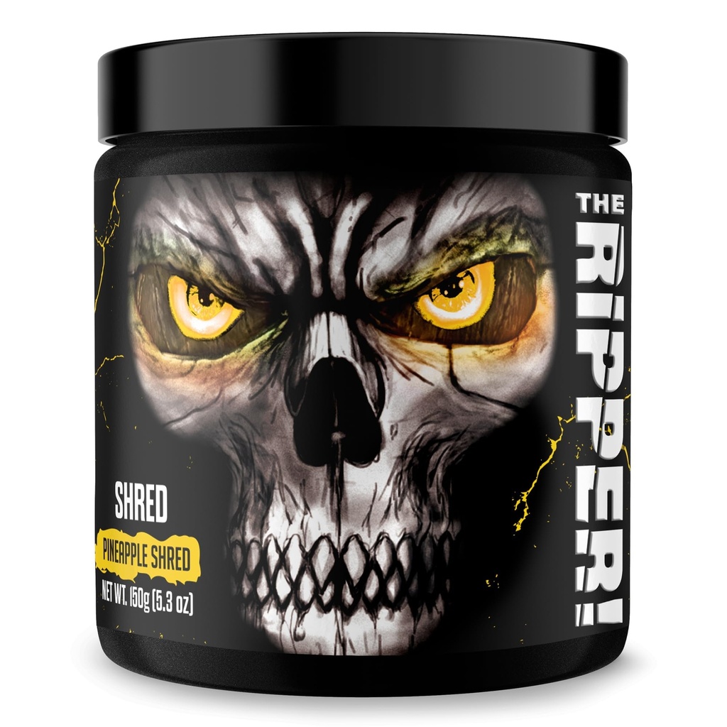 JNX SPORTS The Ripper! Thermogenic Fat Burner - Ananas Shred 30 Serves Geavanceerde Snelwerkende Thermogenic Pre-Workout, Appetite Suppressant voor mannen en vrouwen