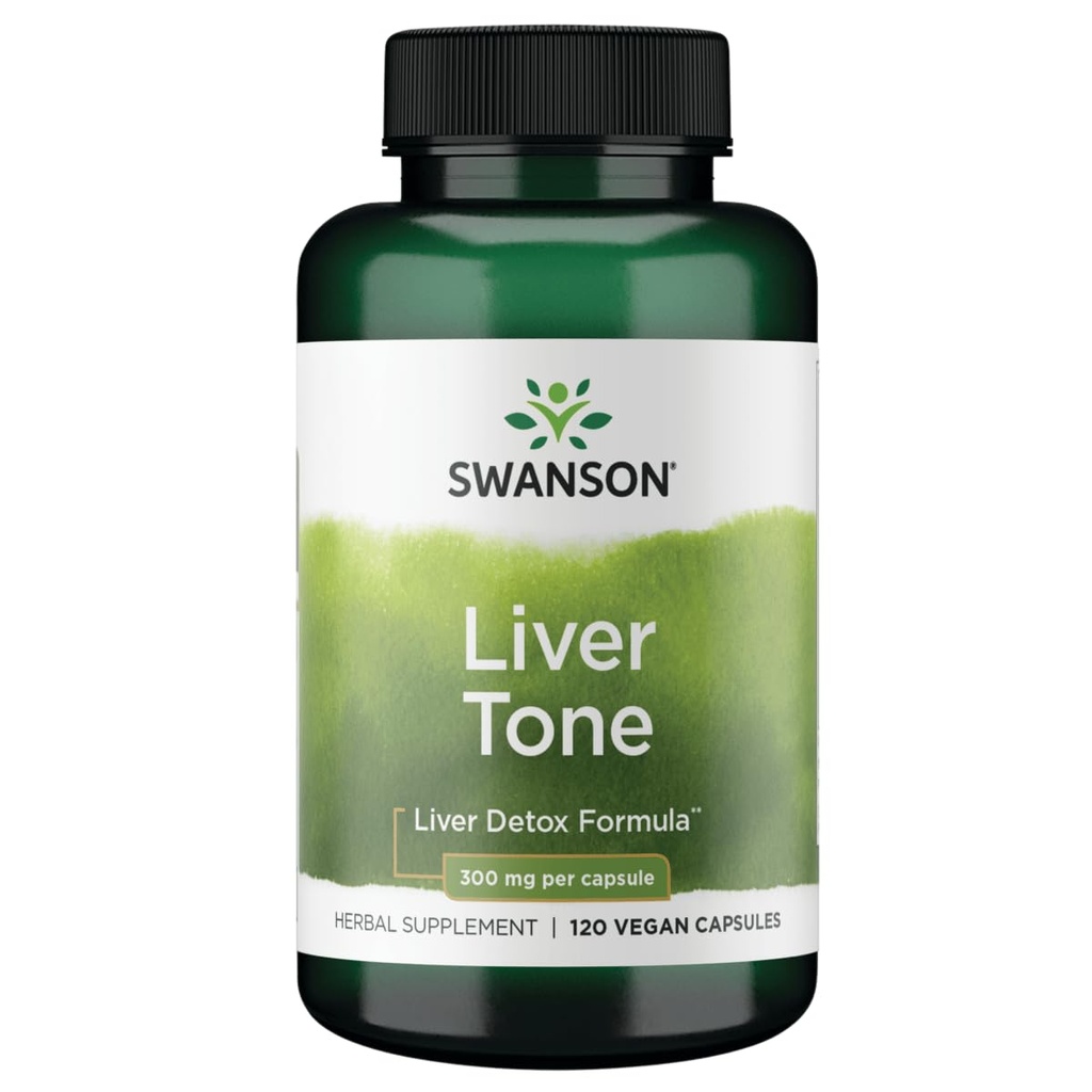 Swanson Lever Tone Lever Detox Formula 300 Milligram 120 Veg Capsules