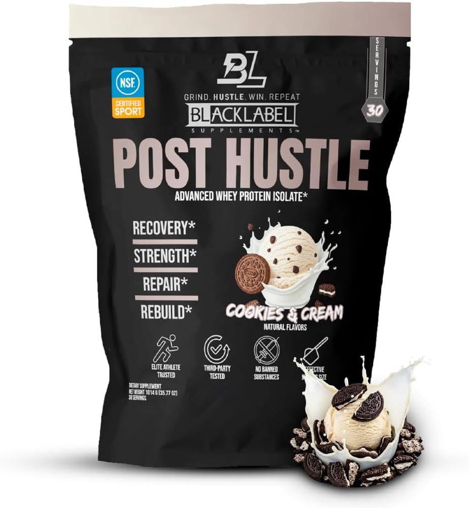 BLACKLABEL Supplementen Post Hustle Post workout Proteïnepoeder, 30 Servaties 