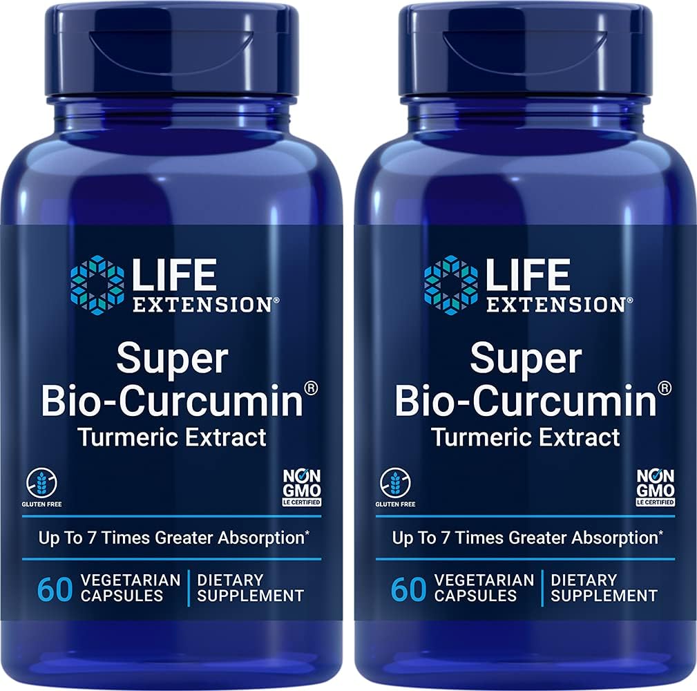 Prolongation de la durée de vie Bio-Curcumine Elite 400 mg 60 Capsules végétariennes (2 Pack)
