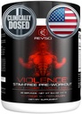 VIOLENCE Stim Poudre de pré-entraînement gratuite par REVSCI, précision dosée Non Stim Pré-entraînement Pompe pré-entraînement Caféine Poudre de pré-entraînement gratuite, supplément de pompe et stimulant Nitrique libre, pastèque, 25 portions