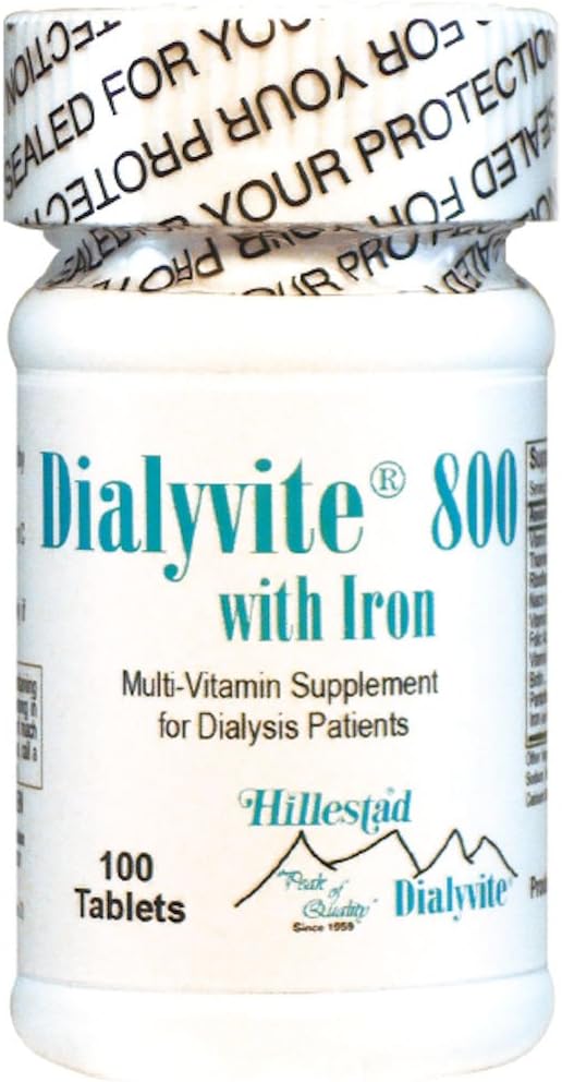 Dialyvite 800 met ijzer - 100 tabletten