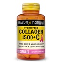 MASON NATUURLIJKE 1500mg Collageen met vitamine C, Biotine, & Calcium, 40 dagen Supply Capsules, Supplement voor haar, huid en nagels.