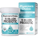 KEUZE van de arts Beginner Probiotica 15 miljard CFU - 6 Diverse Strains & Organic Prebiotics, Ontworpen voor de algehele spijsvertering en ondersteunt Occasional Constipatie, diarree, gas & Bloating