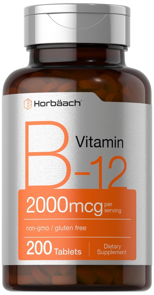 Horbäach B12 Vitamine 2000 mcg 