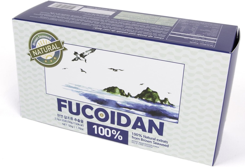 100% Natural Bruin Zeewier Extract Fucoidan USFDA Passed(ID Code 2030950) [Powder Type] (50g)