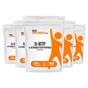 BulkSupplements.com Poudre 5-HTP - 5-Hydroxytryptophane, 5-HTP Supplément - 5-HTP 200mg, Supplément de soutien d'humeur - Sans gluten, 200mg par portion, 5kg (11lbs) (paquet de 5)