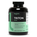 LEGION Triton Fish Oil Capsules - Triple Strength Omega 3 Essentiële vetzuren met vitamine E & Citroenolie voor maximale absorptie, versheid & zuiverheid - 2400mg EPA & DHA per portie, 30 Svgs