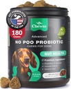 Coprophagia Deterrent - Geen Poo Kauwen voor honden - Hondenprobiotica voor de spijsvertering van de gezondheid met enzymen - Canine Stool Eten Deterrent - Digestief, Dental, Gut & Immune Health Treats - Geen poep eten