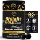 Pure Himalaya Shilajit Gummies 75%+ Fulvic Acid, High Potency Gold Grade 