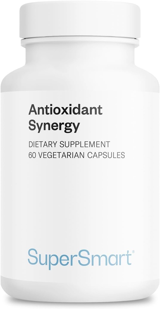 Supersmart - Anti-Oxidant Synergy - met Tumerische Curcumine & Alpha Lipoïnezuur Niet-GMO & Glutenvrij - 60 Vegetarische Capsules