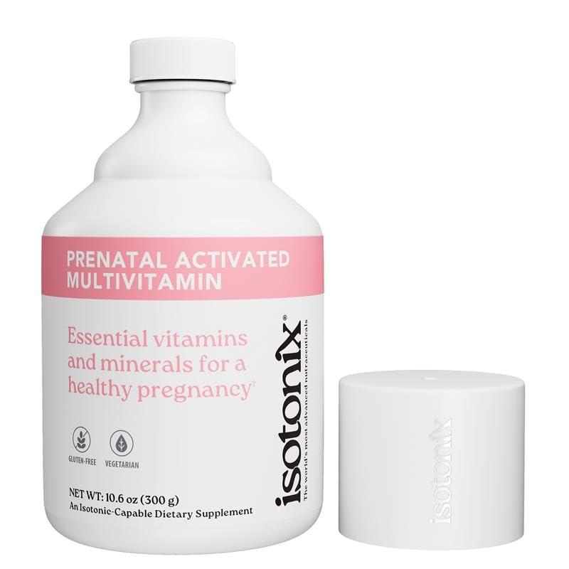 Isotonix Prenatale geactiveerde Multivitamine, Vitaminen, helpt bij te dragen aan een gezonde zwangerschap, helpt bij het handhaven van normale bloeddruk, helpt bij het behouden van gezonde huid en haar, Markt Amerika (45 porties)