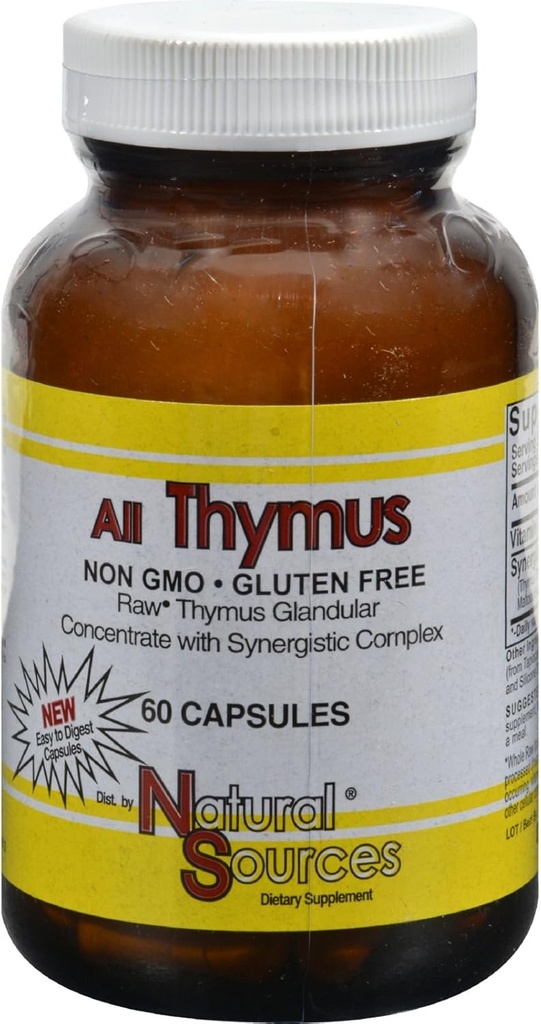 Natuurlijke bronnen Alle Thymus 60 capsules