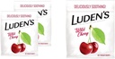 Ludens Wild Cherry Throat Drops, Pack van 2, 90 druppels elk voor Sore Throat Relief
