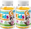 DR. MORITZ Vitamine C Gummies for Kids & Adults 240 mg - Immune Support Low-Sugar Kauwbare Vitaminen voor peuters - Vegetarisch Gelatine-Vrije Kinderen Dieetsupplement (Citrus Flavor) (120 Tel.)
