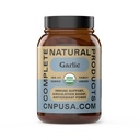 Produits naturels complets Capsules d'ail organiques - 520mg Capsules 100 Comte Pilules végétariennes Supplément, Capsules en poudre d'ail et extrait