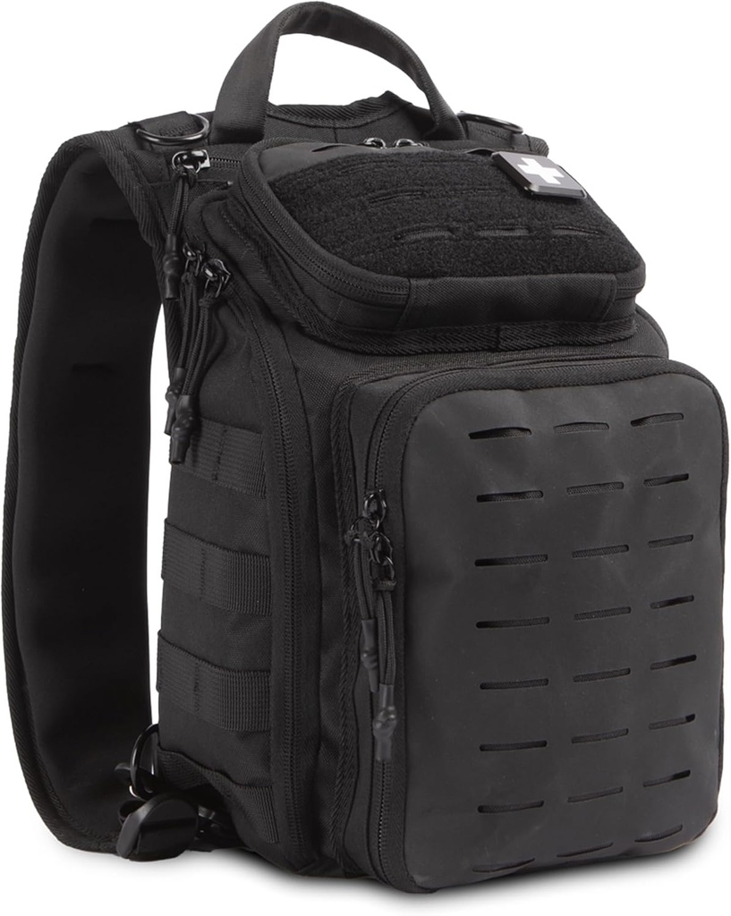 My Medic Recon PRO - HSA FSA First Aid Kit - 250+ Early Aid and Survival Essentials, Supplies, & Must Have IFAK for Home, Car, Office or Business - Black