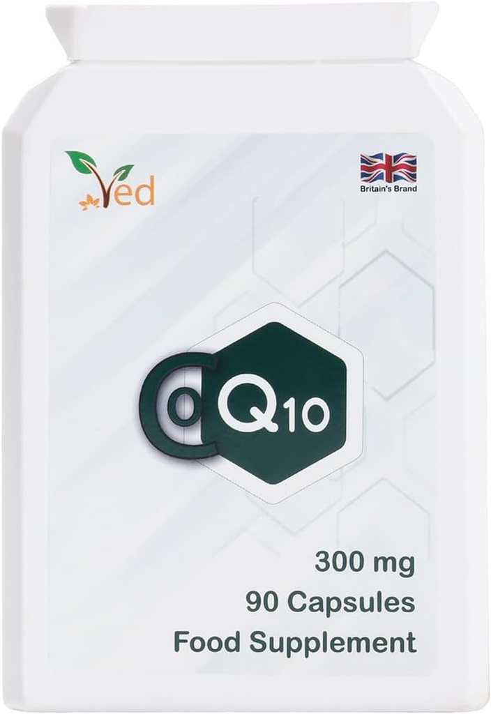 Ved Best High Absorptie CoQ10, Vegetarisch, Glutenvrij, Dieetsupplement, 300 mg 90 Veggie Capsules