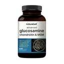 NatureBell Advanced Glucosamine Chondroitin MSM Supplement, 240 Capsules 