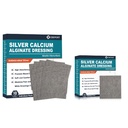 Silver Calcium Alginate Dressing(4 "x 4" 10 Pcs + 2 "x 2" 12 Pcs)