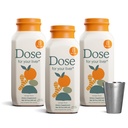 DOSE voor uw lever Reiniging Detox & Reparatie, Gemaakt met biologische melk distel supplement met Kurkuma, Dandelion, Gember, en Oranje, Ondersteunt gezonde leverfunctie, 16oz fles, 3 Pack (3 Week Supply)