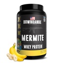 DownRange Mermite Wei Proteïne Poeder, Post Workout Muscle Recovery en Energy Support, Drink Mix Supplement met 20g Wei Proteïne, 9g Aminozuur, 30 porties (Banaan)