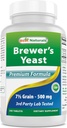 Best Naturals, Brouwers Gist, 7-1/2 Graan met vitamine B1, vitamine B2, 1000 mg 240 tabletten (240 aantal (verpakking 1))